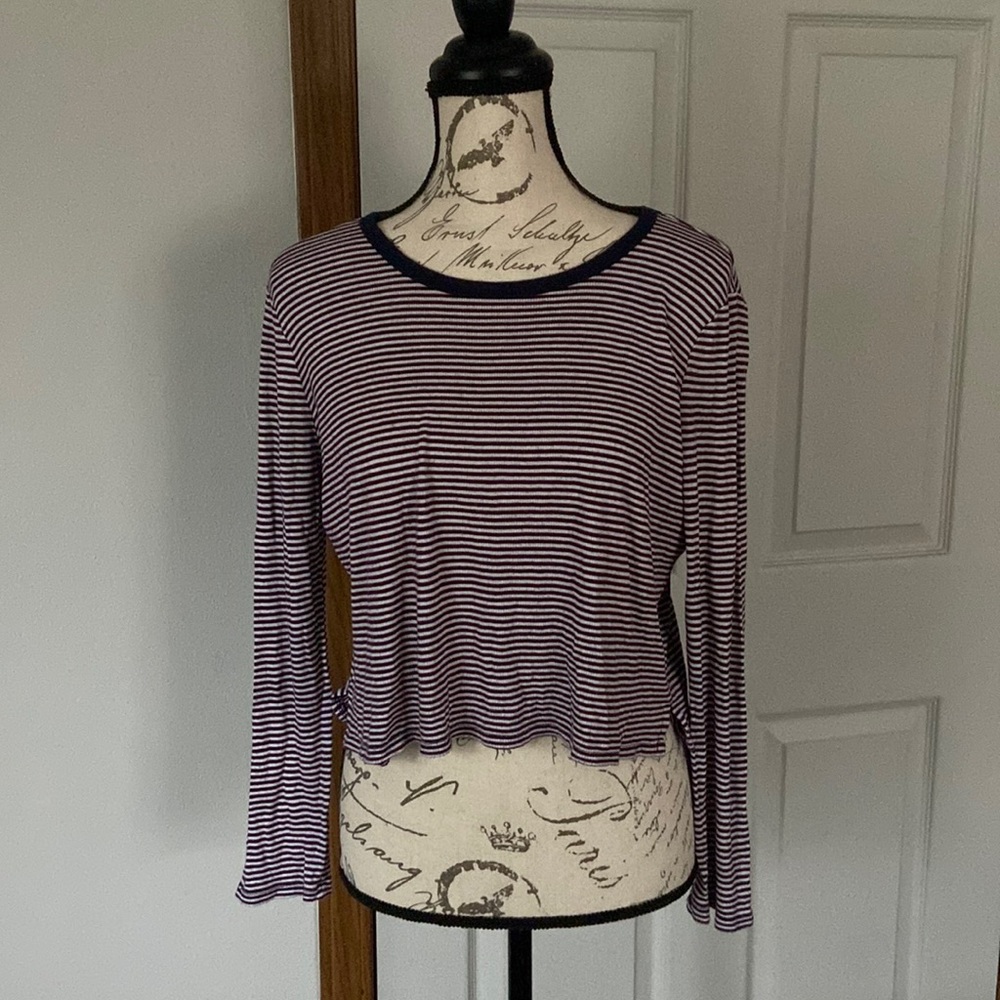 Polly Esther Striped Long Sleeve